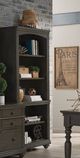 aspenhome® Oxford Peppercorn Open Bookcase-1