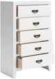 Signature Design by Ashley® Binterglen White 5-Drawer Chest-4