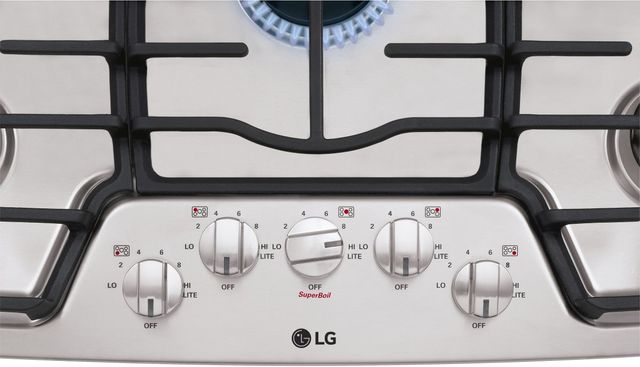 LG 36" Stainless Steel Gas Cooktop-3