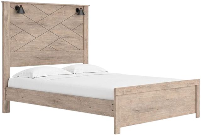 Signature Design by Ashley® SennibergLight Brown King Panel Bed-0