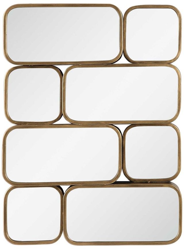 Uttermost® Canute Antiqued Gold Mirror-0