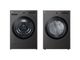 LG Black Steel Front Load Laundry Pair With Pedestals-0