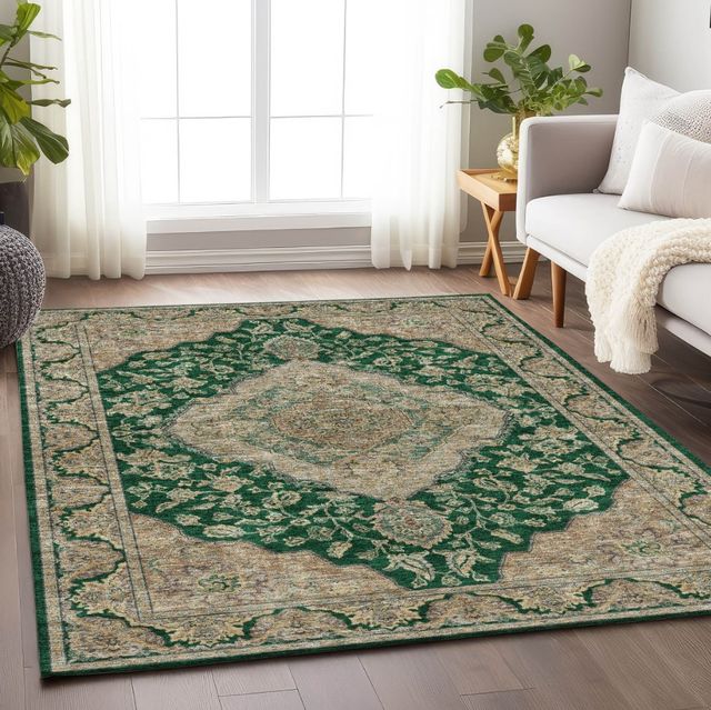 Dalyn™ Rug Company Hatay HY3 Emerald 5'x8' Area Rug-4