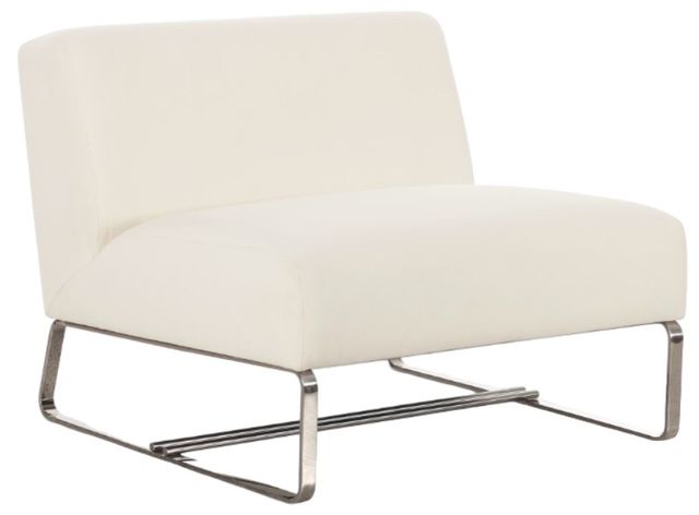Moe's Home Collection Jules Off White Aluminum/Polyester Outdoor Accent Chair-0