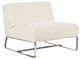 Moe's Home Collection Jules Off White Aluminum/Polyester Outdoor Accent Chair-0