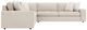 Bernhardt Nest Bernhardt Living 4-Piece Beige Leather L-Shape Sectional-0