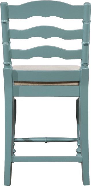 Linon Marino Antique Blue Counter Stool-2