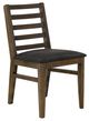 International Furniture Direct Town 2-Piece Brown/Gray Side Chair Set-0