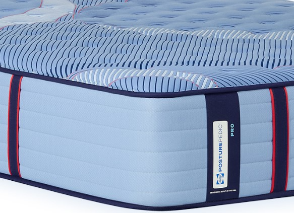 Sealy Posturepedic Pro Crenshaw II 15" Wrapped Coil Soft Euro Pillow Top Full Mattress