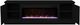 Legends Home Jordan Seal Skin Black 82" Fireplace Console-4
