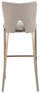VIG Furniture Modrest Burton 2-Piece Antique Brass/Greige Glam Bar Stool Set-3