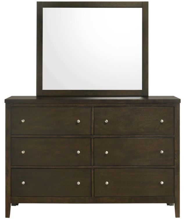 Coaster® Wilkes Dark Cocoa Dresser and Mirror-1