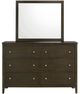 Coaster® Wilkes Dark Cocoa Dresser and Mirror-1