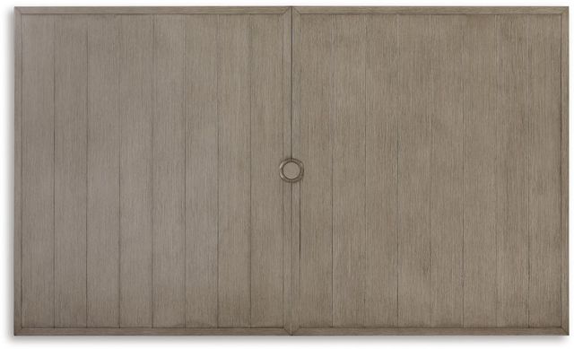 Signature Design by Ashley® Beach Front Beige Aluminum Outdoor Dining Table-3