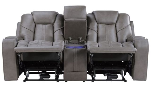 Steve Silver Co. Daniel Mossy Gray Triple Power Reclining Theater Loveseat-1