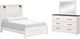 Signature Design by Ashley® Gerridan 3-Piece White/Gray Queen Panel Bed Set-0