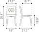 Zuo® Orebro Graphite Dining Chair-4