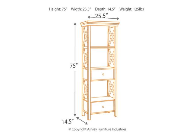 Signature Design by Ashley® Bolanburg Antique White Display Cabinet-8