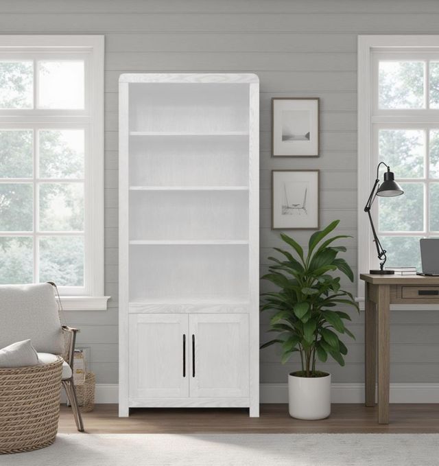 Legends Home Haven White 78" Bookcase-1