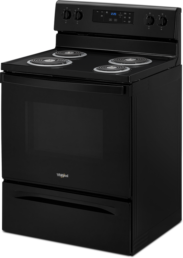Whirlpool® 30" Black Freestanding Electric Range-3