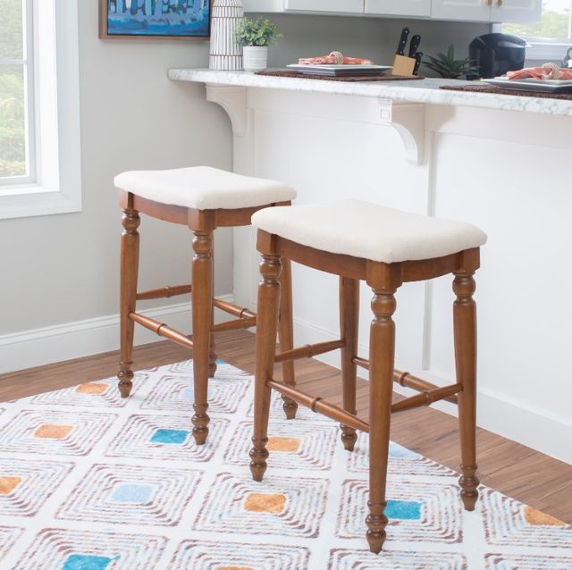 Linon Marino Walnut Bar Stool-1
