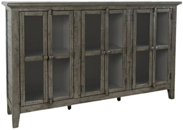 Jofran Inc. Rustic Shores Stone 6-Door Accent Cabinet-0