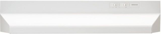 Broan® Buez0 White Ducted Under Cabinet Range Hood-0