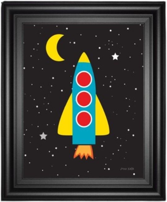 Classy Living Ann Kelle Blast Off Wall Art-0