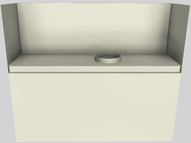 Vent-A-Hood® 36" Biscuit Wall Mounted Range Hood-4
