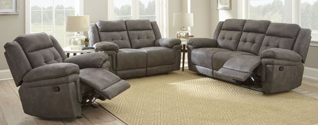 Steve Silver Co. Anastasia Grey Recliner Sofa-4