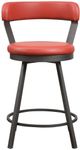 Homelegance® Appert Red Swivel Counter Chair-2