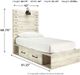 Signature Design by Ashley® Cambeck Whitewash Youth Twin 4-Drawer Storage Panel Bed-3