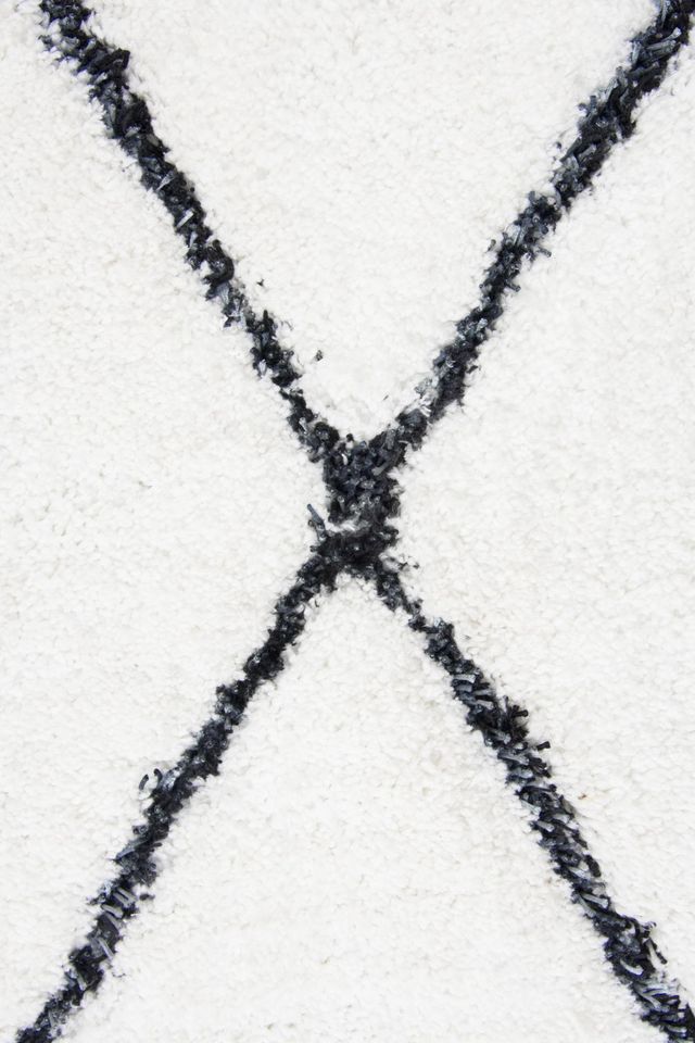 Rizzy Home Connex White/Black 9' x 12' Rug-2