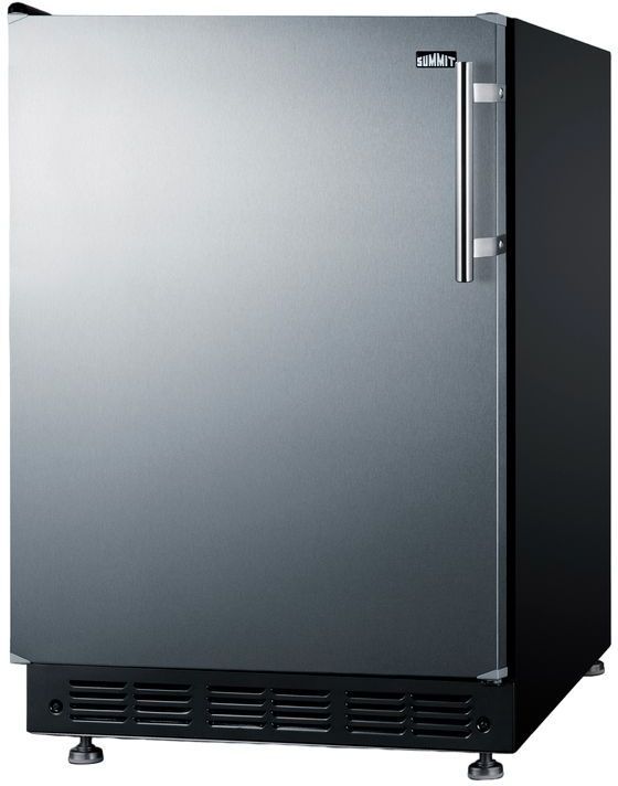 Summit® 4.9 Cu. Ft. Stainless Steel Under The Counter Refrigerator -3