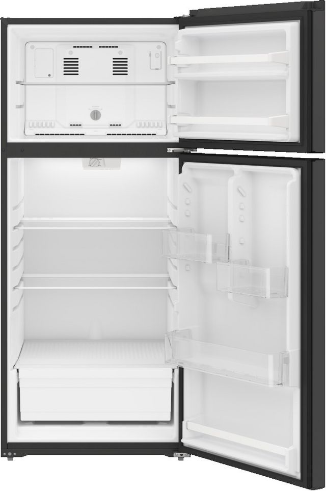 Amana® 28 in. 16.4 Cu. Ft. Black Top Freezer Refrigerator-1