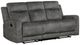 Homelegance® Muncie Brownish Gray Double Manual Reclining Sofa-0