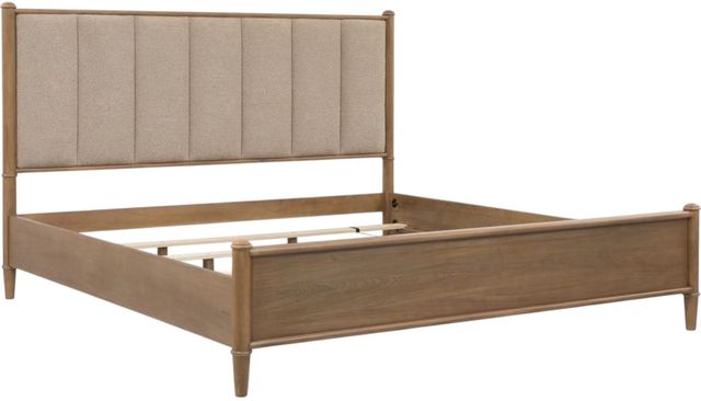 Modus Furniture Whitmore Beige/Claystone Queen Upholstered Bed-3