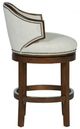 Fairfield® Customizable Pelle Provisions Gimlet Swivel Bar Stool-2