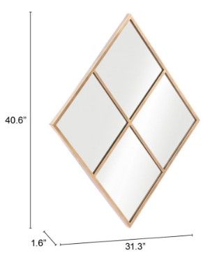 Zuo® Modern Meo Gold Mirror-3