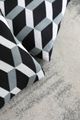 A & B Home Black/Gray/White Cashmere Throw Pillow-2