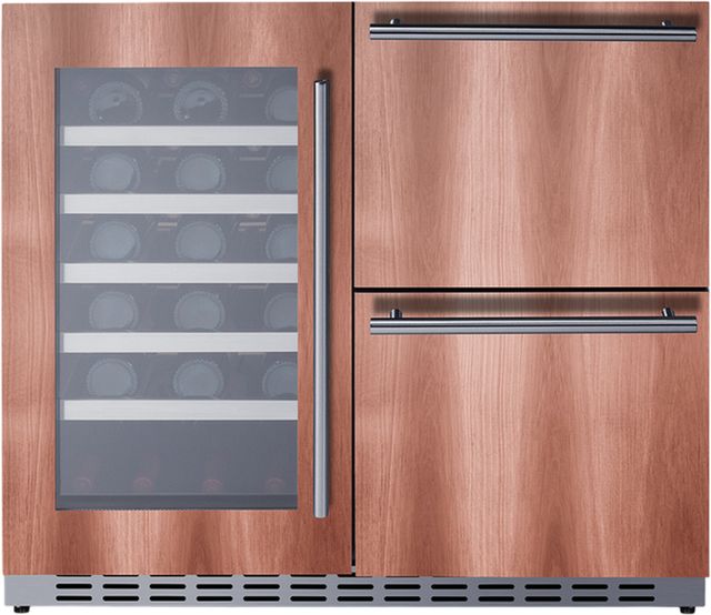 Summit® 36" Panel Ready Combination Beverage Center-3