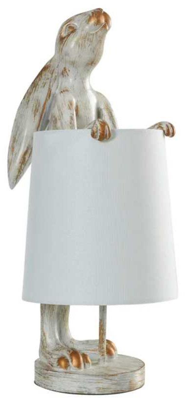 Stylecraft Malta Cream/White Accent Desk Lamp-0
