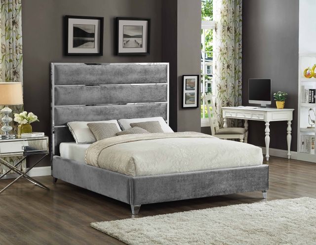 Meridian Furniture Zuma Grey Queen Bed-2
