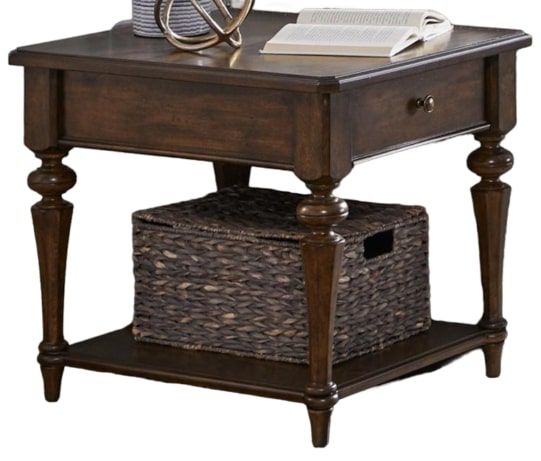 Liberty Furniture Arden Road 3-Piece Satin Cherry Living Room Table Set-2