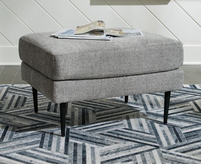 Signature Design by Ashley® Hazela Charcoal Ottoman-4