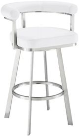 White-Brushed Stainless Steel