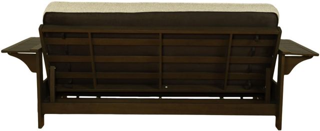 Kodiak Furniture Jozie Graystone/Natural Beauty Taupestone Full Futon Frame with Mattress-3