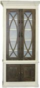 Million Dollar Rustic Brown/White Tall Cabinet-0