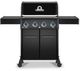 Broil King® Baron 420 Pro Shadow 4-Burner Black Freestanding Liquid Propane Grill-0