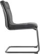 Moe's Home Collection Ansel 2-Piece Black Leather Dining Chair Set-2